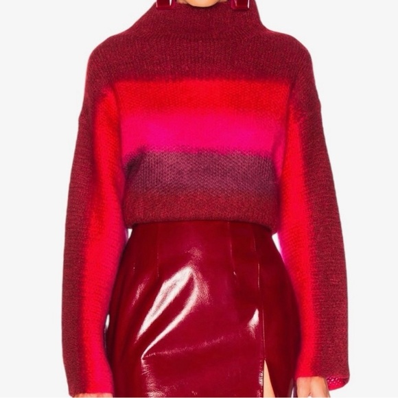 rag & bone Sweaters - Rag & Bone, Alpaca Mohair and Wool Blend Funnel Neck Oversized Sweater